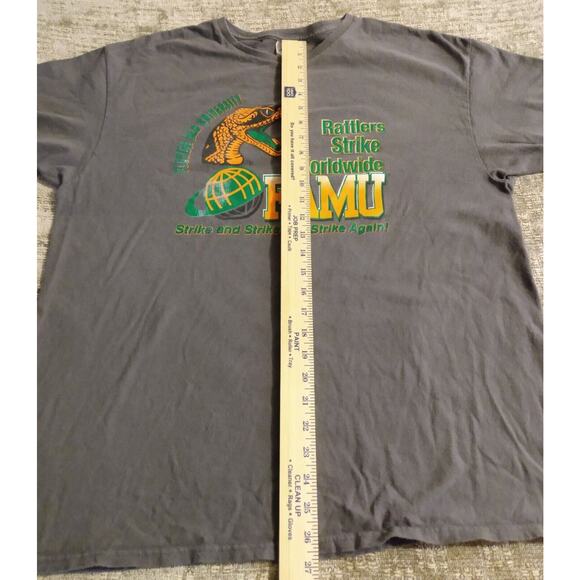 FAMU Rattlers Strike Would Wide Vintage T-shirt XL Florida A&M University - Picture 3 of 8